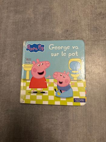 Livre Peppa Pig, George va sur le pot