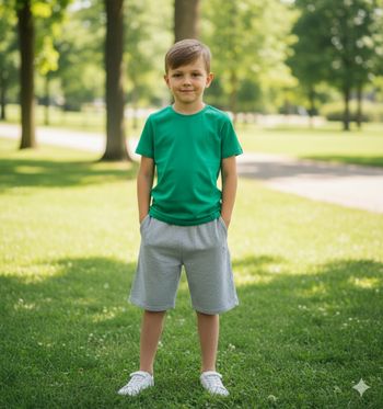 Short gris clair de sport domyos 8A