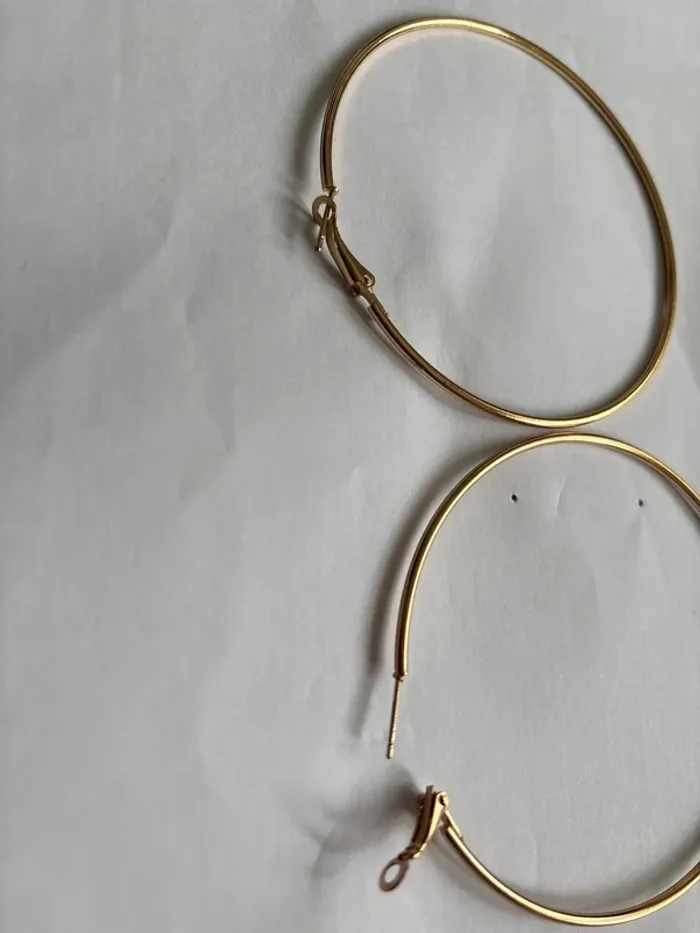 Paire de boucles d’oreilles Grande créole - photo numéro 3