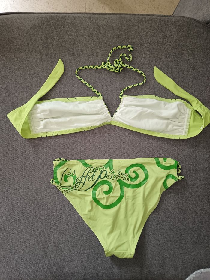 🇷🇪 Maillot de bain vert anis L'effet pei 38 - photo numéro 2