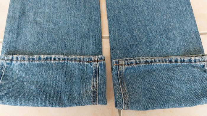 Jean large bleu femme/fille  Stradivaruis Taille 34 - photo numéro 4