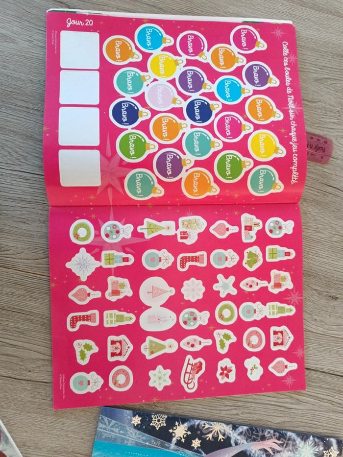 Lot 3 cahiers activités jeux coloriages princesse noël reine des neiges - photo numéro 4