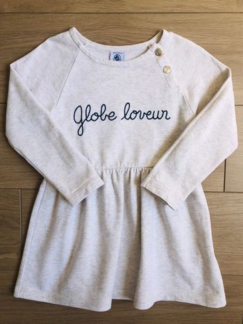 Robe en coton organique Petit bateau T-4 ans