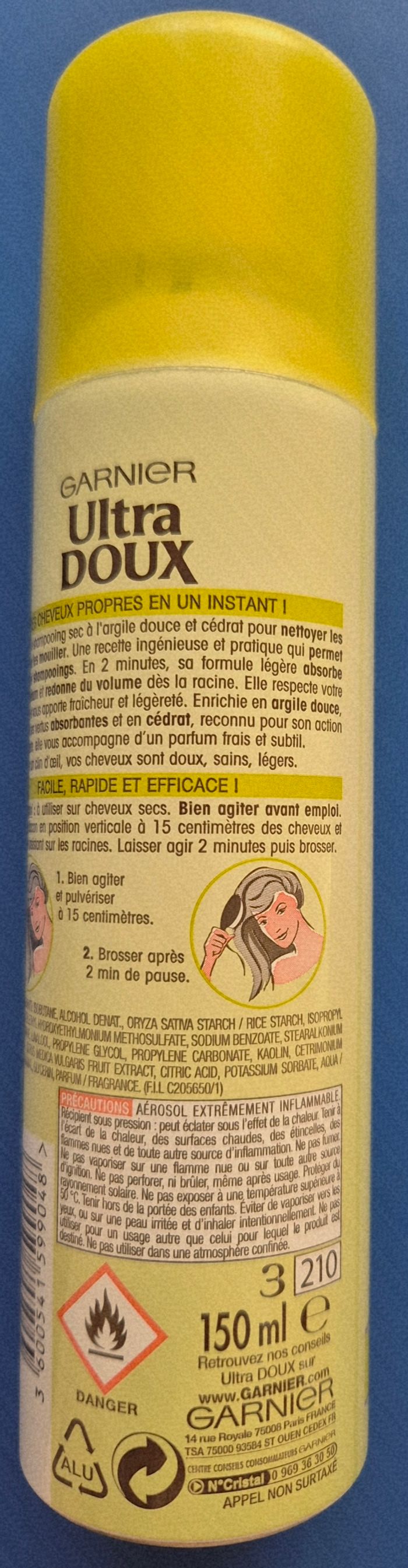 Shampooing sec purifiant ultra doux - photo numéro 2