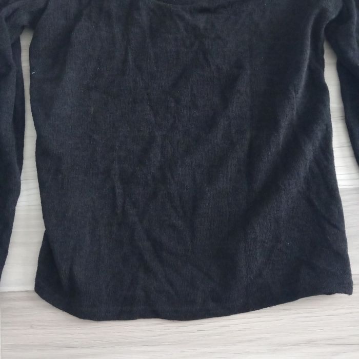 Chemisier femme noir à manches longues Espérance Paris taille unique - photo numéro 6