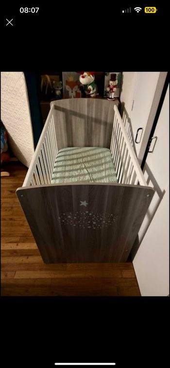 Lit avec tiroir en dessous + matelas