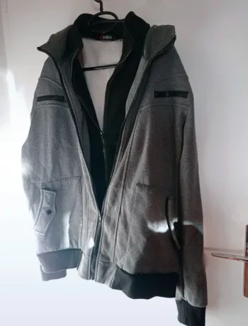 Manteau gris pour homme