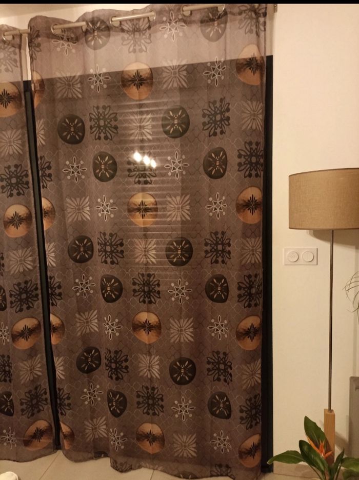 Paire de rideaux style ethnique - photo numéro 2