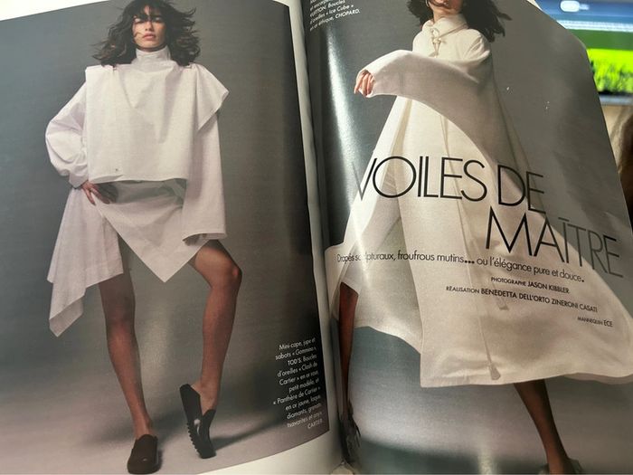 Veste drapée blanche Ekyog idéal veste de cérémonie - photo numéro 2
