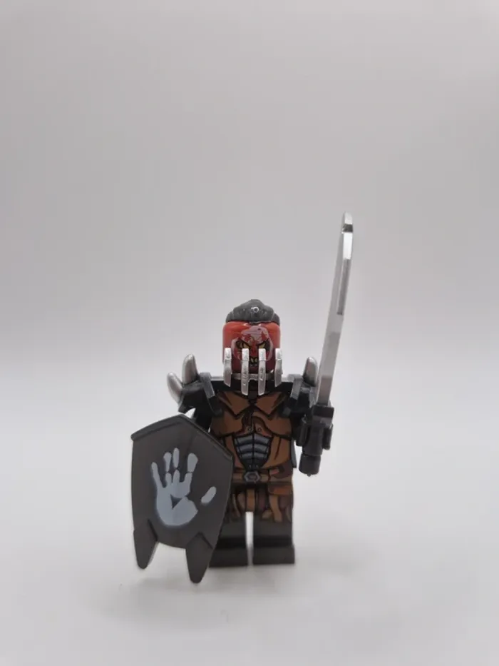 Figurine type lego Chef guerriers orcs seigneur des anneaux / hobbit
