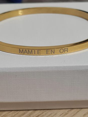 Bracelet mamie doré