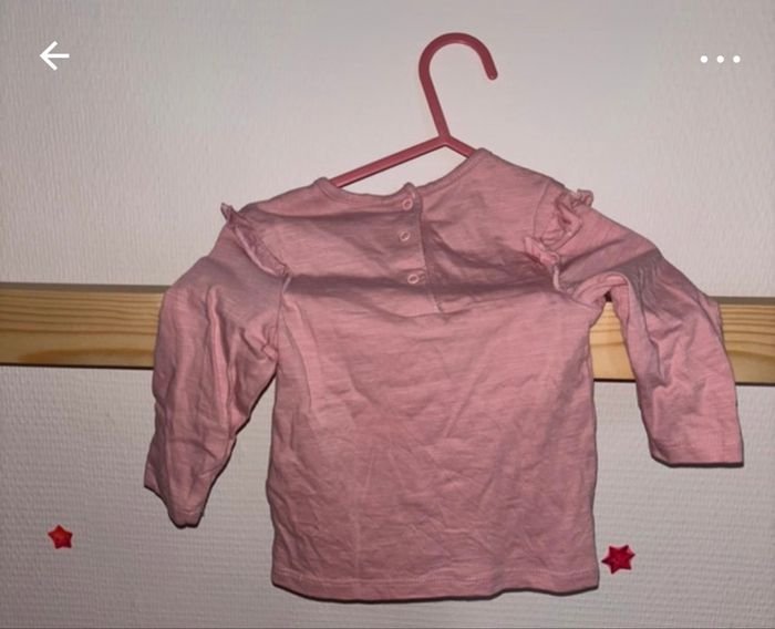 Ter shirt longue manche bébé fille - photo numéro 2
