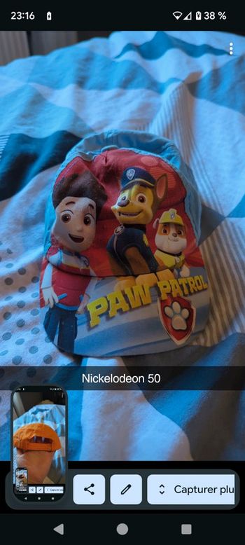 Casquette Pat patrouille paw patrol