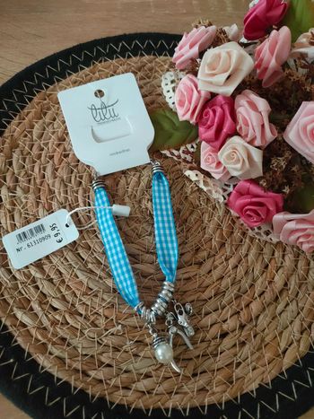 🌿Bracelet bleu et blanc🌿