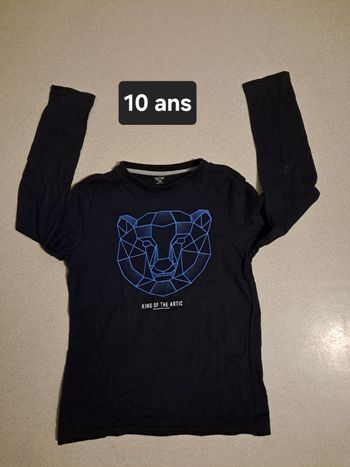 Tee-shirt ML 10 ans kiabi 