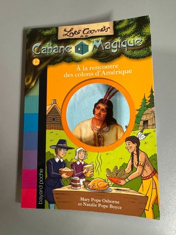 Livre La Cabane Magique: À la rencontre des colons d'amérique