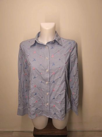 Chemise K&K Kaiserjäger Femme Taille M Bleu Rayé