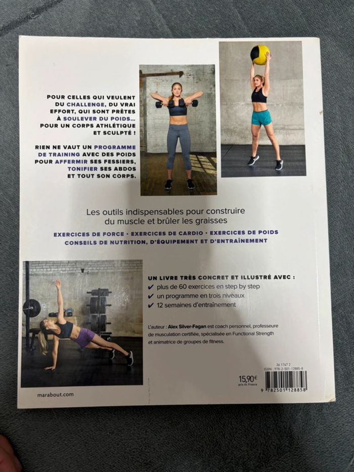 Livre de training féminin – Programme 12 semaines + 60 exercices illustrés - photo numéro 2