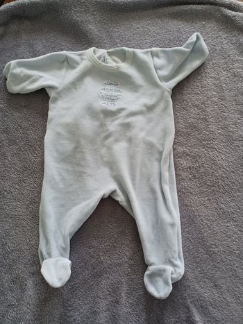 Pyjama Bleu ciel 3 mois (60 cm)