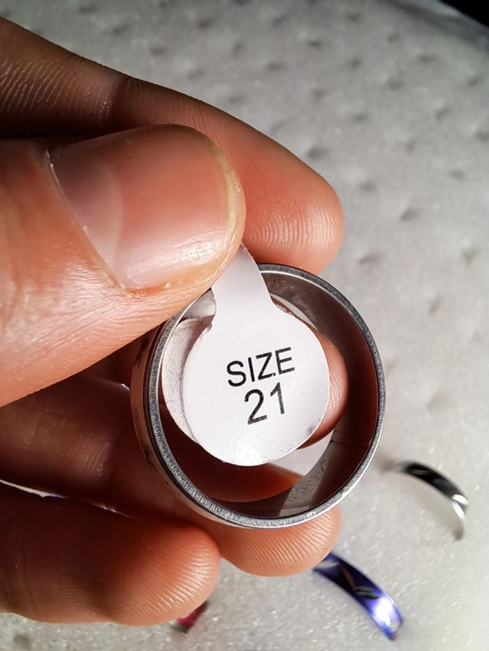 Bague acier inoxydable motifs - photo numéro 3