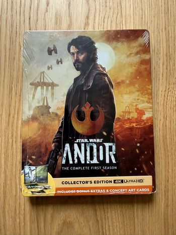 Star Wars Andor Saison 1, Edition Collector SteelBook Blu-Ray 4k neuf sous blister