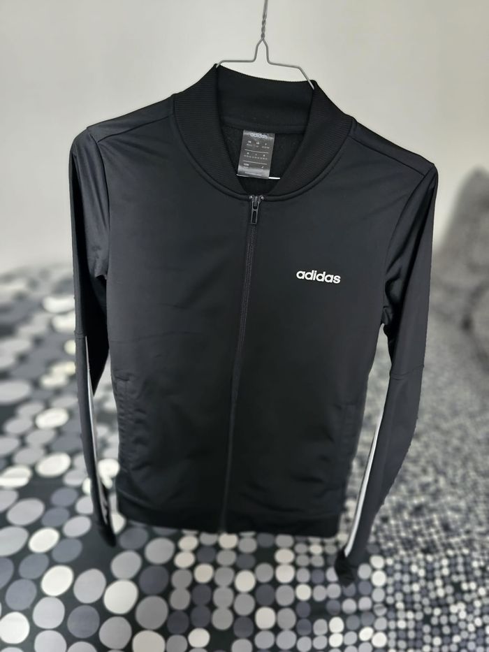 Veste zippée Adidas noire – Taille XS – Femme - photo numéro 2