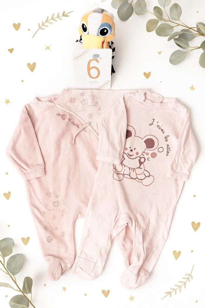 Pyjamas fille 6 mois