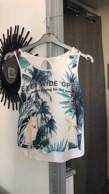 Camaïeu - Débardeur femme double matière Taille 34