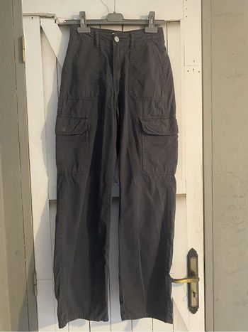 Pantalon cargo gris