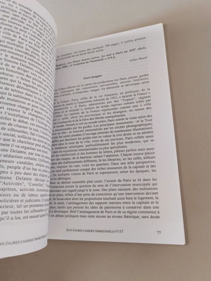 Jean Jaurès lectures cahiers trimestriels numéro 157 - photo numéro 7