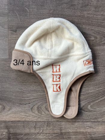 Bonnet avec fermeture scratch taille 3/4 ans Reebok