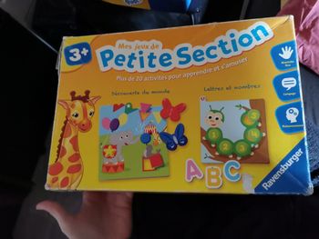 Jeu 3 ans et plus petite section