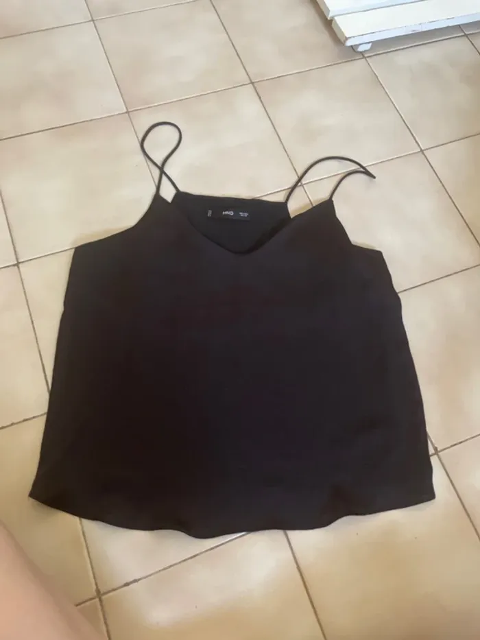 Top noir Mango taille S