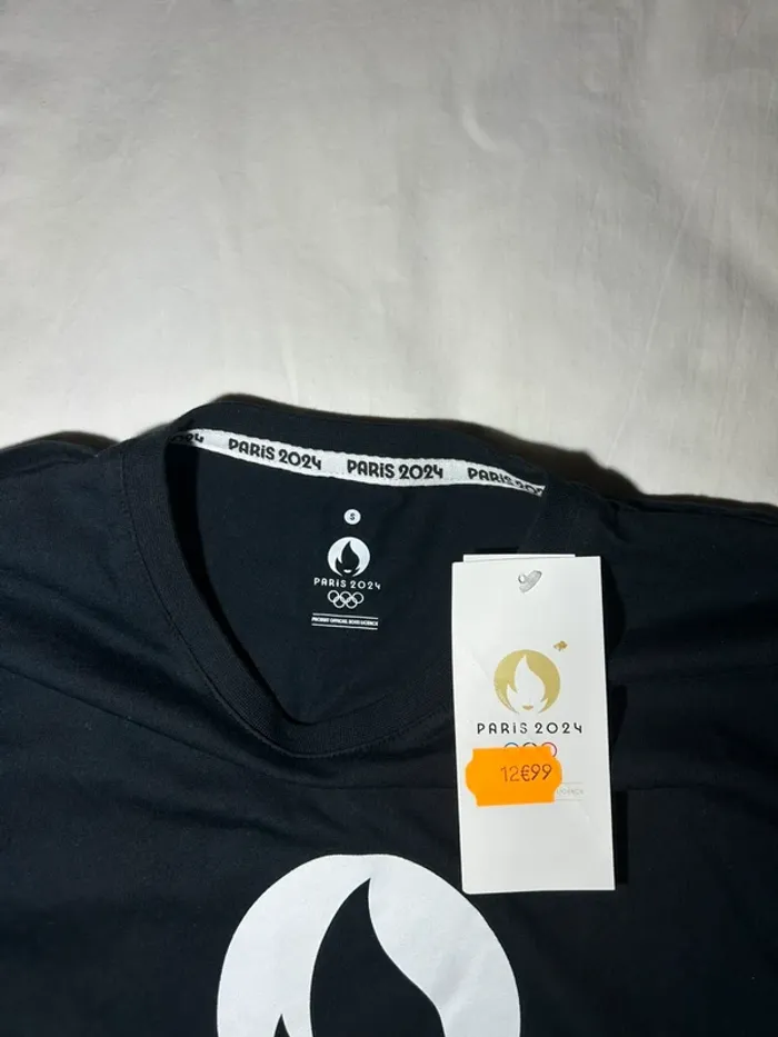 T-shirt jeux olympiques Paris 2024 noir - photo numéro 7