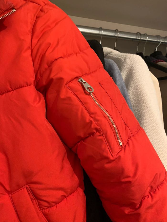 Doudoune hiver rouge - photo numéro 3