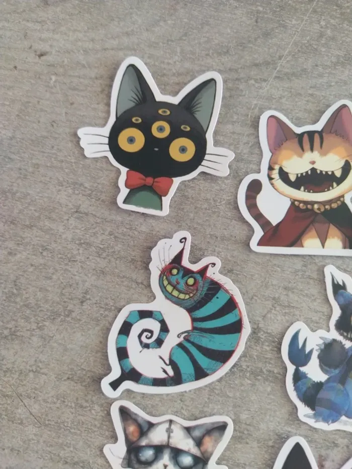 Lot de stickers chat (lot B) - photo numéro 2
