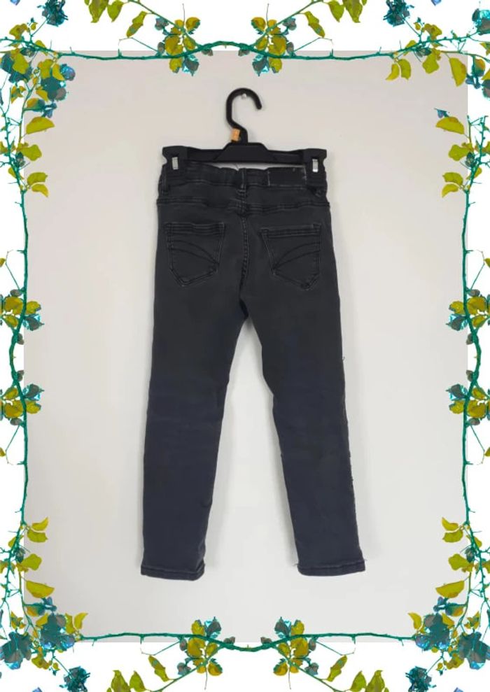 Jeans taille ajustable a strass 5 ans - photo numéro 4