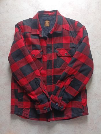 Veste polaire à carreaux (L)