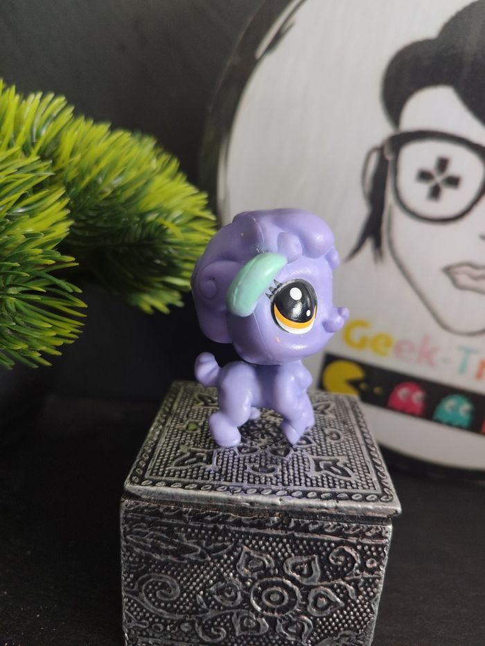 Lps00791 Littlest Petshop Pet Shop LPS lamb Sheep Lucky Cookie Dalia Fortune - photo numéro 3