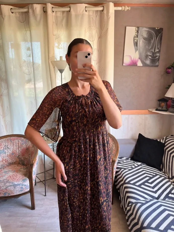 Robe longue bohème champêtre western country - photo numéro 3