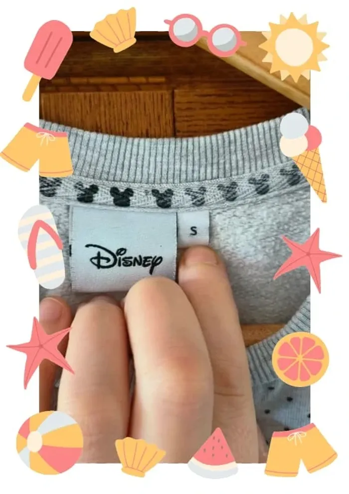 Pull sweat léger Mickey taille 36 - photo numéro 3