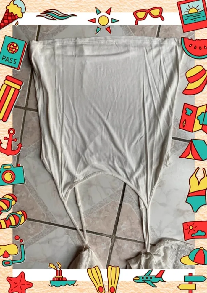 Débardeur t shirt blanc Marks & Spencer per una - photo numéro 8