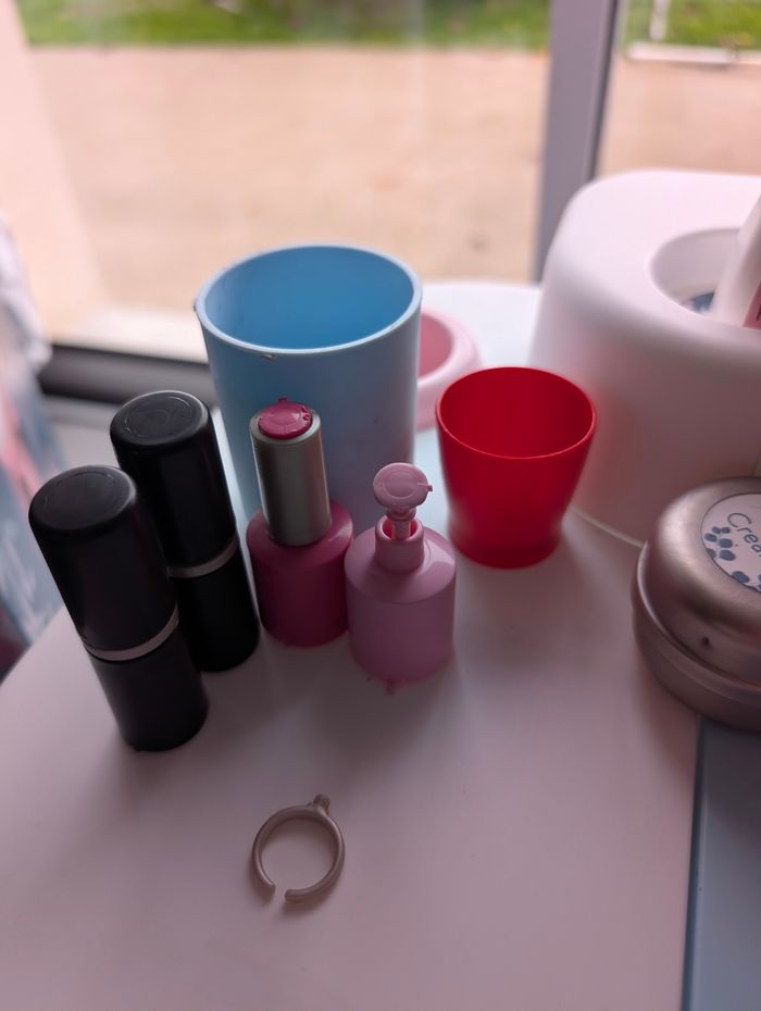 Coiffeuse smoby avec accessoires unique + carton - photo numéro 4