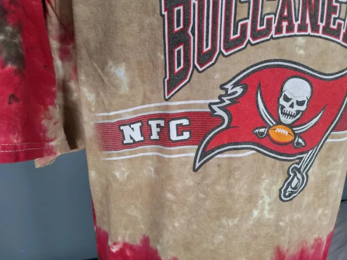 tee shirt /Tie dye nfl homme taille L - Tampa Bay Buccaneers (509) - photo numéro 4