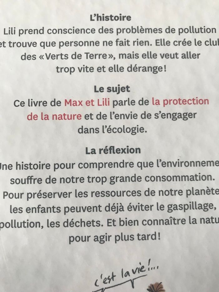 Lili veut protéger la nature Tome 23 Calligram - photo numéro 5