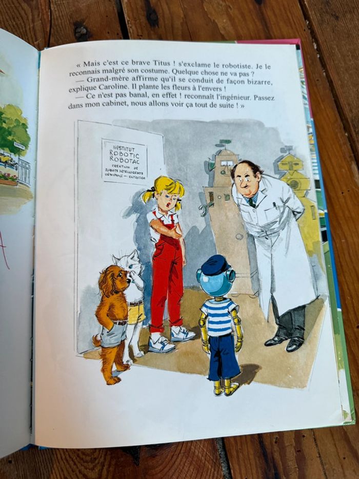 Livre rare Caroline et les vacances de Titus album édition damiers robot bd - photo numéro 9