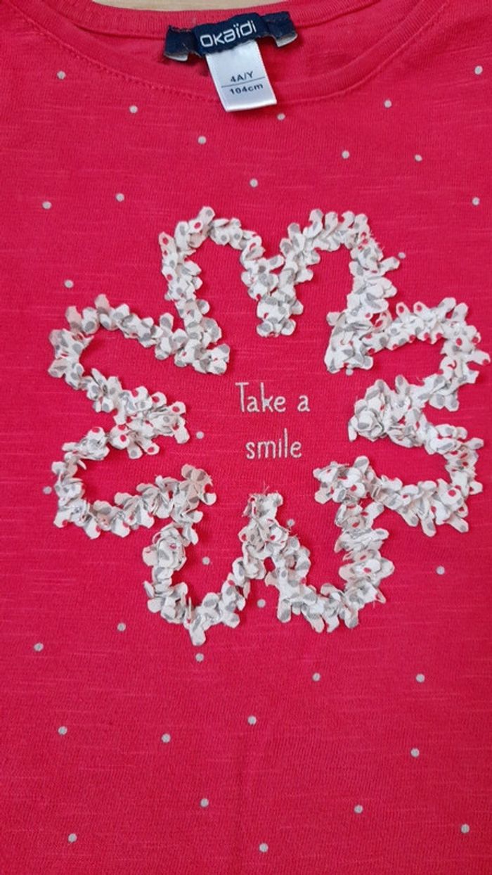 T-shirt okaidi 4 ans - photo numéro 2