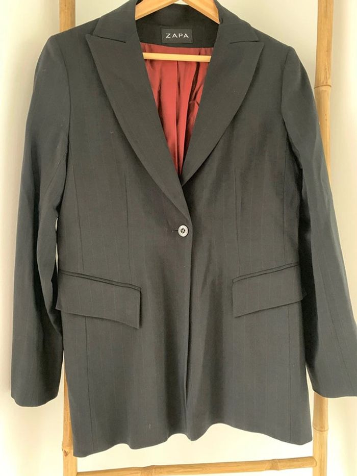 Blazer ZAPA noir taille 40 - photo numéro 2