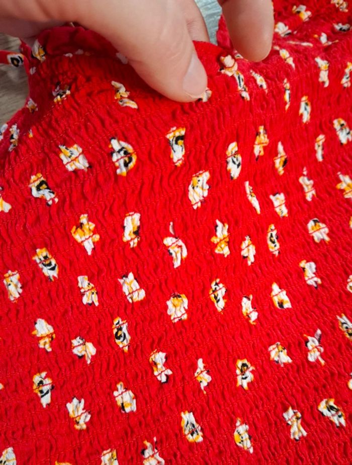 Débardeur Crop top rouge pimkie 36 - photo numéro 2