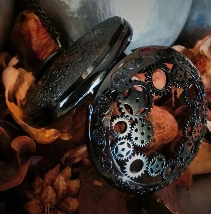 A30 montre à gousset rétro vintage originale bronze noire - photo numéro 3